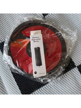 Rainbow Spinner Windsock Streamer 57"  With Battery Operated Spinning Hanger